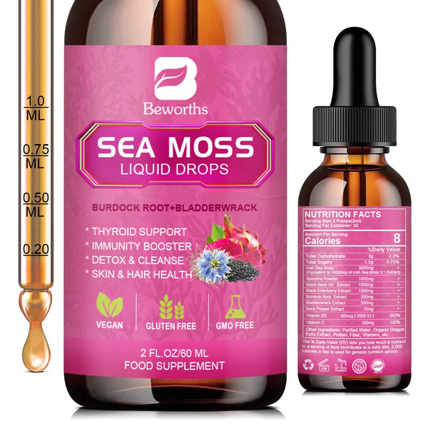 OceanGlow Sea Moss Wellness Elixir